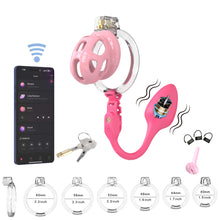 Load image into Gallery viewer, Soft Cobra Chastity Cage With App Controlled Butt Plug 13
