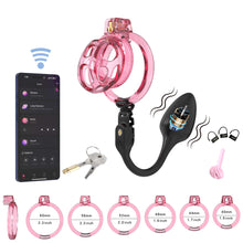 Load image into Gallery viewer, Soft Cobra Chastity Cage With App Controlled Butt Plug 6
