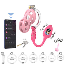 Load image into Gallery viewer, Soft Cobra Chastity Cage With App Controlled Butt Plug 17
