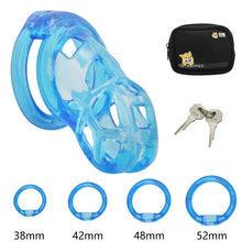 Load image into Gallery viewer, Rubber Cobra Chastity with Invisible Key
