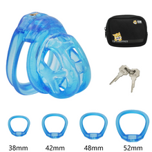 Load image into Gallery viewer, Rubber Cobra Chastity with Invisible Key
