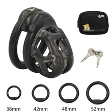 Load image into Gallery viewer, Rubber Cobra Chastity with Invisible Key
