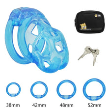 Load image into Gallery viewer, Rubber Cobra Chastity with Invisible Key
