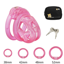 Load image into Gallery viewer, Rubber Cobra Chastity with Invisible Key
