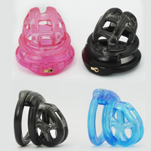 Load image into Gallery viewer, Rubber Cobra Chastity with Invisible Key
