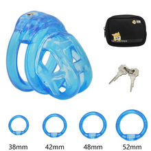 Load image into Gallery viewer, Rubber Cobra Chastity with Invisible Key
