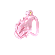 Load image into Gallery viewer, Pink Stripe Cobra Chastity Kits with Spikes pegs
