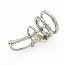 Afbeelding in Gallery-weergave laden, Stainless Steel Catheter Urethral Sounding Cock Cage in alternate gallery view 3
