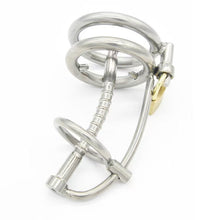Afbeelding in Gallery-weergave laden, Stainless Steel Catheter Urethral Sounding Cock Cage in alternate gallery view 2
