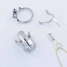 Load image into Gallery viewer, Custom Fit Steel Chastity Device for PA Piercing
