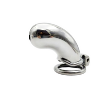 Load image into Gallery viewer, Stainless Steel Long Cylindrical Chastity Device 3
