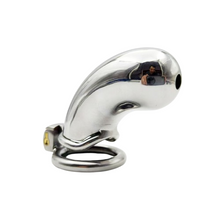 Load image into Gallery viewer, Stainless Steel Long Cylindrical Chastity Device 4
