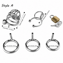 Load image into Gallery viewer, PA Open-Frame Stainless Steel Chastity Cage
