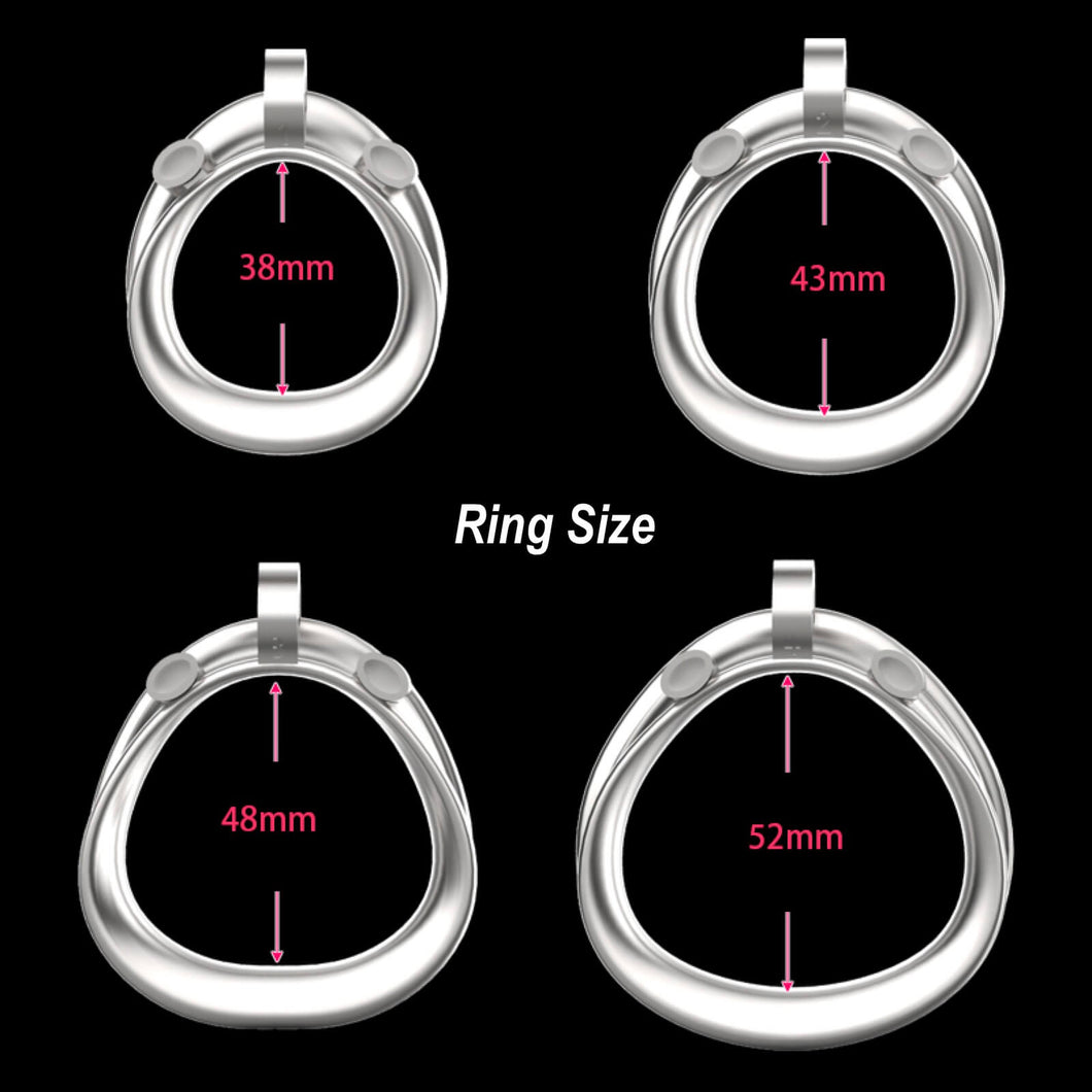 Stainless Steel Python V7.0 Chastity Ring