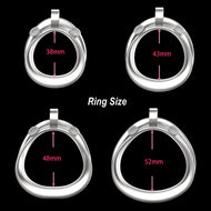 Stainless Steel Python V7.0 Chastity Ring