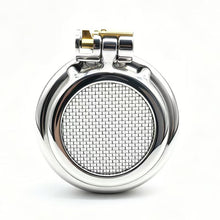 Load image into Gallery viewer, Flat Stainless Steel Star-Mesh Chastity Cage
