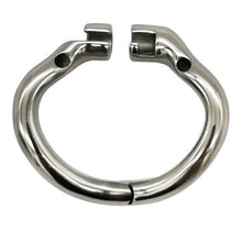 Load image into Gallery viewer, Stainless Steel Chastity Device With Hinged Rings

