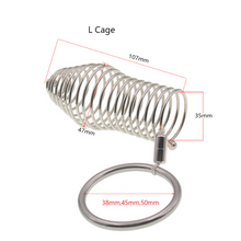 Load image into Gallery viewer, Stainless Steel Threaded Penis Sleeve With Ring
