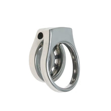Load image into Gallery viewer, Stainless Thickened Gear Flat Chastity Cage 4

