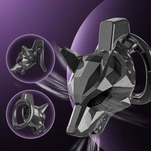 Load image into Gallery viewer, Starlight Black Wolf Chastity Cage 1
