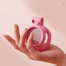 Load image into Gallery viewer, Flat Star-Mesh Chastity Cage
