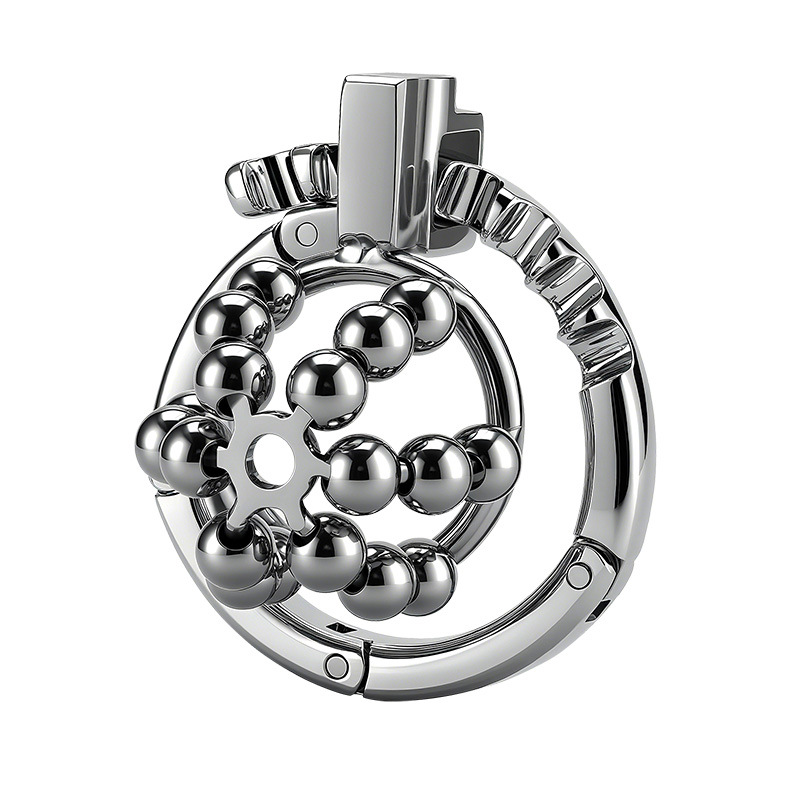 Steel Ball Metal Chastity Lock - 1