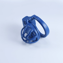 Load image into Gallery viewer, Custom Steel Blue Male Chastity Cage
