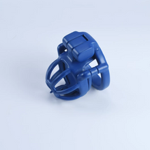 Load image into Gallery viewer, Custom Steel Blue Male Chastity Cage
