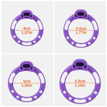 Lade das Bild in den Galerie-Viewer, Purple base rings with 4, 4.5, 5 and 5.5 cm internal diameters
