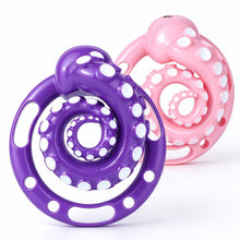Lade das Bild in den Galerie-Viewer, Purple and pink tentacle chastity cages shown together
