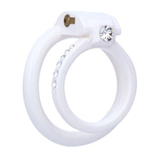 Load image into Gallery viewer, Contract of Time Stone-Accented Resin Chastity Cage
