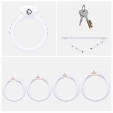 Load image into Gallery viewer, Contract of Time Stone-Accented Resin Chastity Cage
