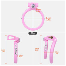 Load image into Gallery viewer, Contract of Time Stone-Accented Resin Chastity Cage
