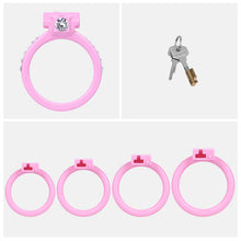 Load image into Gallery viewer, Contract of Time Stone-Accented Resin Chastity Cage
