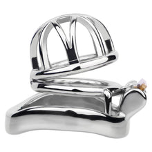 Lade das Bild in den Galerie-Viewer, Compact Lattice Stainless Steel Chastity Cage
