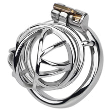 Lade das Bild in den Galerie-Viewer, Compact Lattice Stainless Steel Chastity Cage
