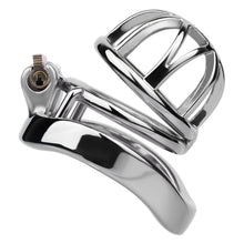 Lade das Bild in den Galerie-Viewer, Compact Lattice Stainless Steel Chastity Cage
