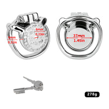 Load image into Gallery viewer, Tongbao Coin 304 Stainless Steel Chastity Cage
