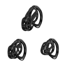 Load image into Gallery viewer, Upgrade Invisible Black Cobra Chastity Cage 
