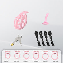 Load image into Gallery viewer, Upgrade Invisible Pink Cobra Chastity Cage 2
