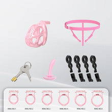 Load image into Gallery viewer, Upgrade Invisible Pink Cobra Chastity Cage 4
