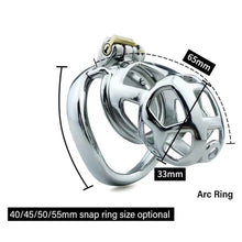 Load image into Gallery viewer, Upgrade Sung Mamba Chastity Cage side view
