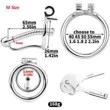 Load image into Gallery viewer, urethral-chastity-cage-easy-to-pee -5
