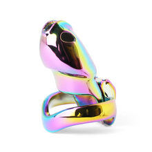 Load image into Gallery viewer, V4 Rainbow Steel Chastity Cage -maxi
