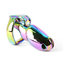 Load image into Gallery viewer, V4 Rainbow Steel Chastity Cage -maxi
