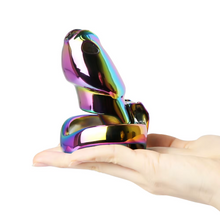 Load image into Gallery viewer, V4 Rainbow Steel Chastity Cage - maxi
