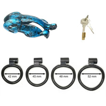 Load image into Gallery viewer, Viper Marbled Resin Chastity Cage
