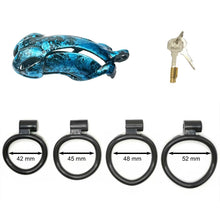 Load image into Gallery viewer, Viper Marbled Resin Chastity Cage
