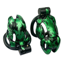 Load image into Gallery viewer, Viper Marbled Resin Chastity Cage
