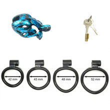 Load image into Gallery viewer, Viper Marbled Resin Chastity Cage
